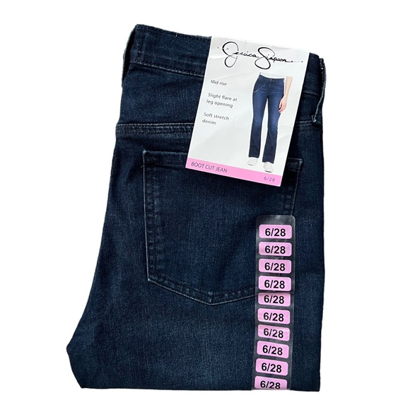 NWT Jessica Simpson Ladies Bootcut Jean Size 6 - Picture 8 of 13